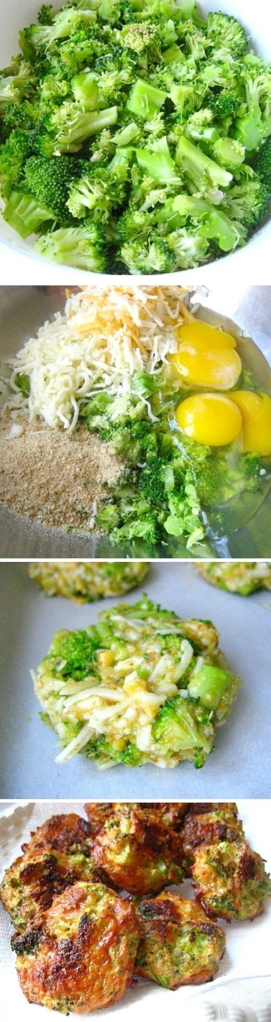 Broccoli Cheese Bites #eatclean #cleaneating #vege...
