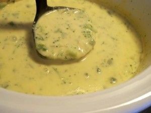Broccoli Cheese Soup for the Crock Pot - Holidays