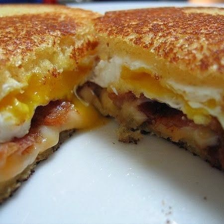 Breakfast Grilled Cheese - Great adaption of the g...