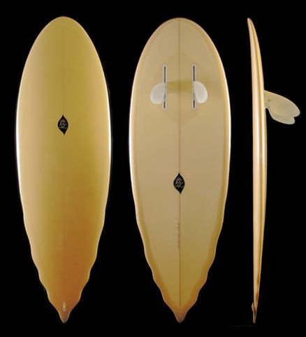 Thick twin fin surfboards | Nose Keel twin fin 6&#...