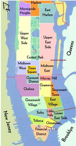 New York City Map Neighborhoods: Click on a neighb...