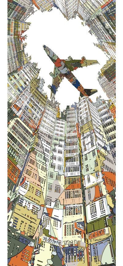 Kowloon walled city, by Hirofumi Sugimoto (*HR-FM)