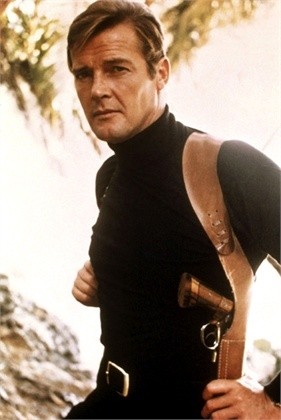 Roger Moore as James Bond 007.