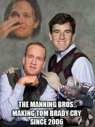 The Manning Brothers Making Tom Brady Cry