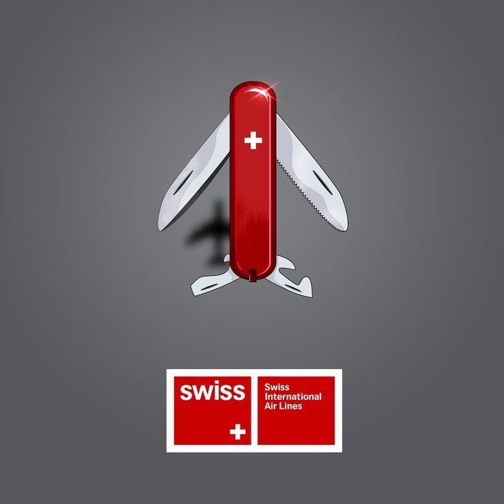 Swiss Airlines.  A great way to help people rememb...