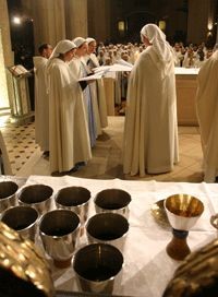 Liturgie de profession monastique à Saint-Ger...