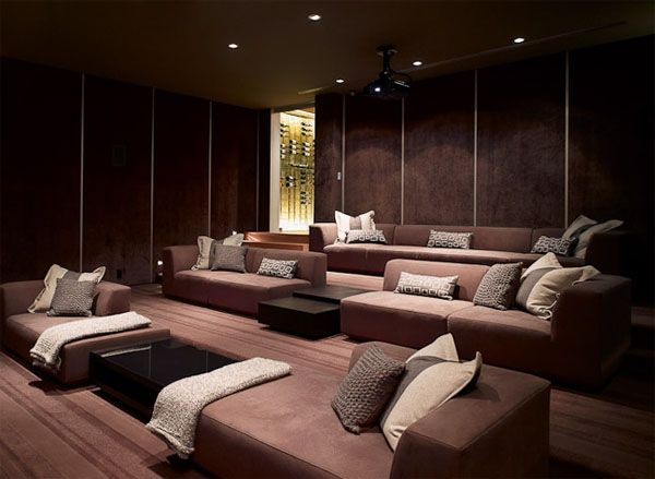 Media Room :: Spectacular minimalist home design i...