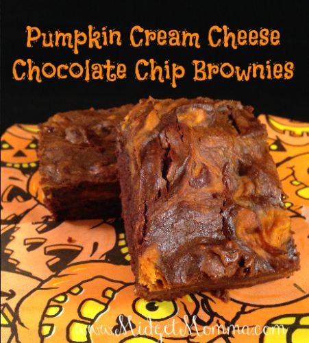 Pumpkin Cream Cheese Chocolate Chip Brownies Recip...