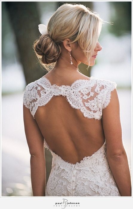 15 Beautiful Backless Wedding Dresses & Gowns...