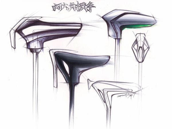 Product Design Sketch by Zion Hsieh, via Behance
