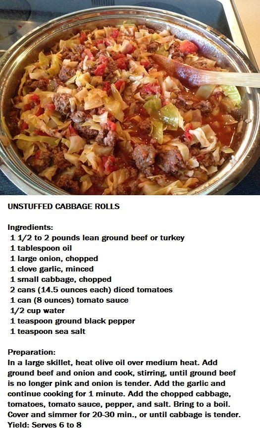 “Un-stuffed” cabbage rolls – I a...