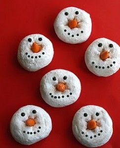 Snowman Donuts - Cupcake Diaries