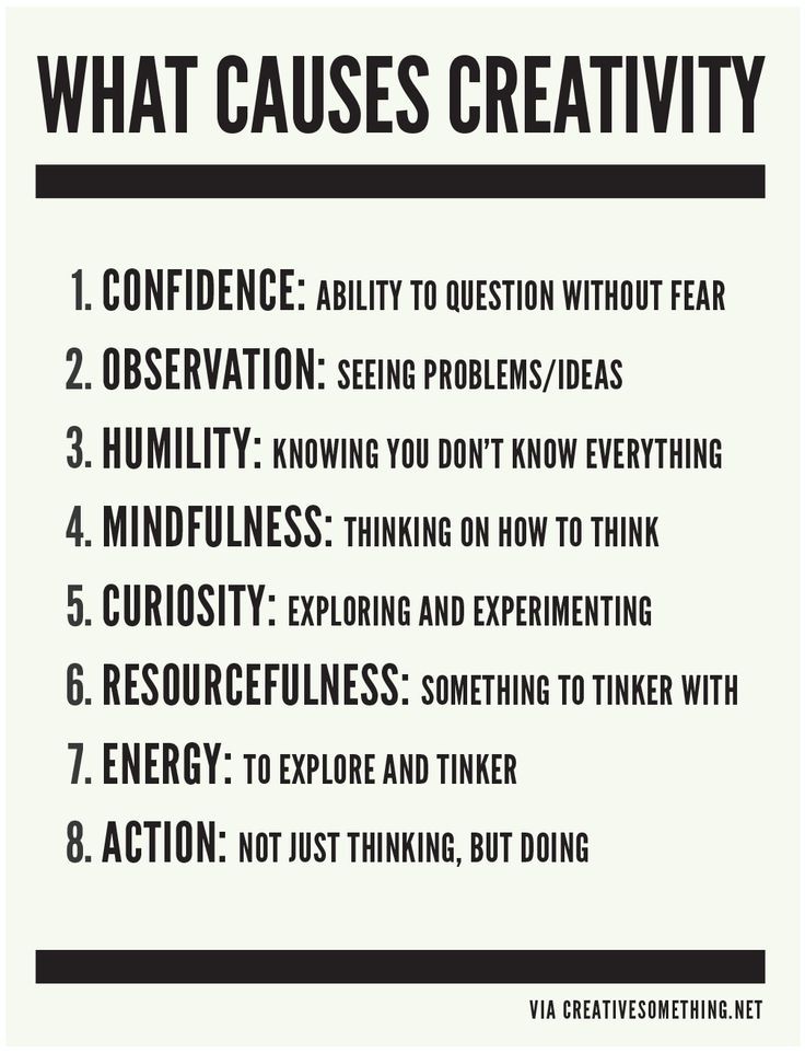 What causes creativity? | www.crevoke.ca