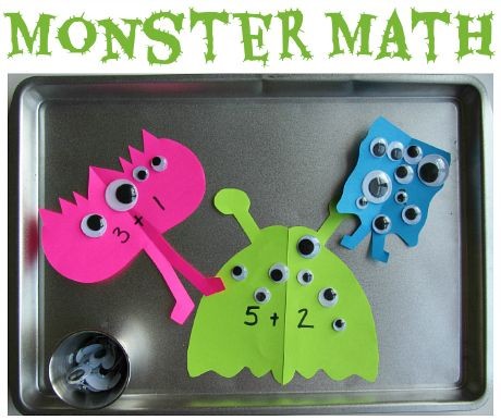 Easy Monster Math - great counting/fine motor acti...