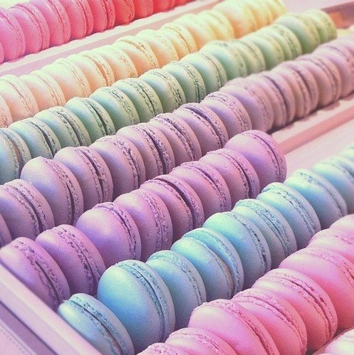 Macaroons...love the different colors of this..whi...