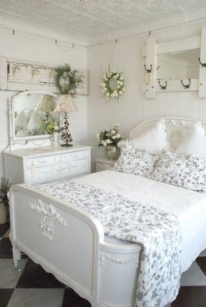 Shabby Chic Bedroom - for the beach home when I wi...