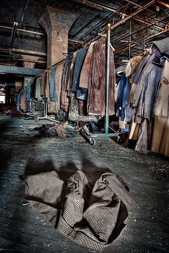 Abandoned Lebow Clothing Factory in Baltimore, MD,...