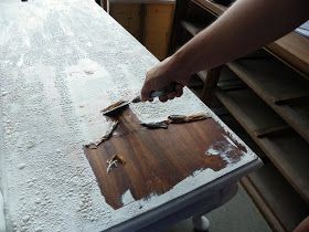 Saved by Suzy: How to Strip paint off wood furnitu...