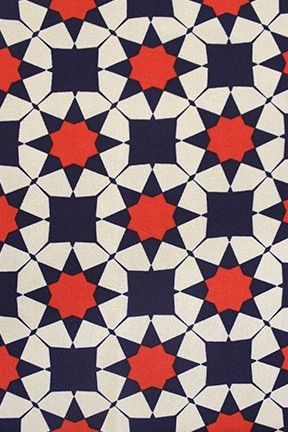 geometric dress fabric