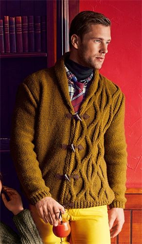 Bergere de France Jacket with Shawl Collar Pattern