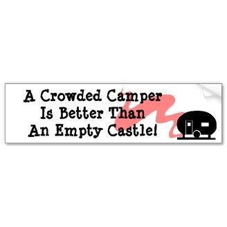 Bumper Sticker Vintage Camper RV Travel Trailer |...