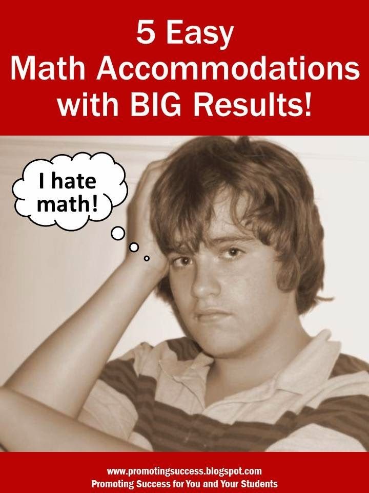 It's Okay to Provide Math Accommodations! Fair isn...