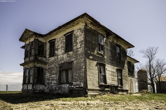 Abandoned house near Winnipeg, Canada