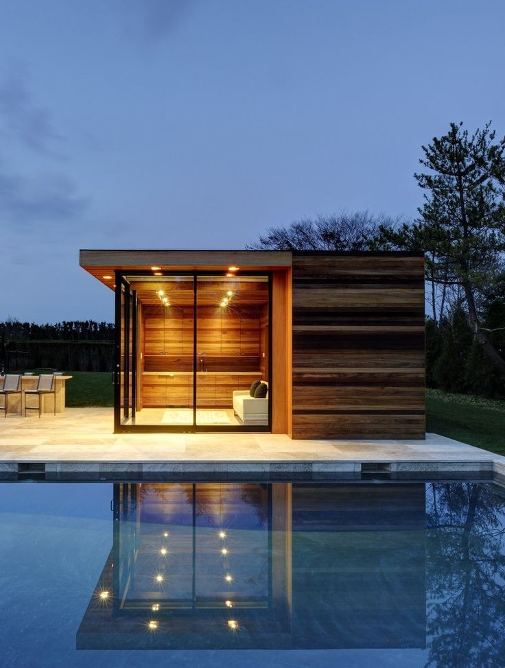 Bates Masi Architects. Built as a pool house, this...