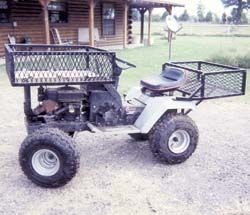 FARM SHOW - Low-Cost 4-Wheeler Made From Old Ridin...