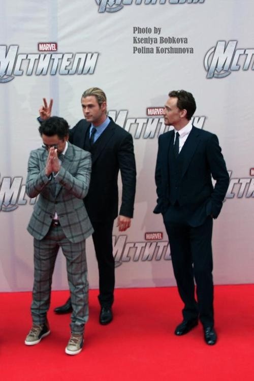 This seriously looks like RDJ is just being himsel...