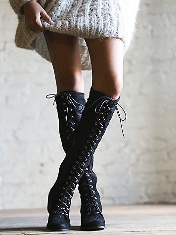 Reach new heights this fall // Joe Lace Up Boot |...