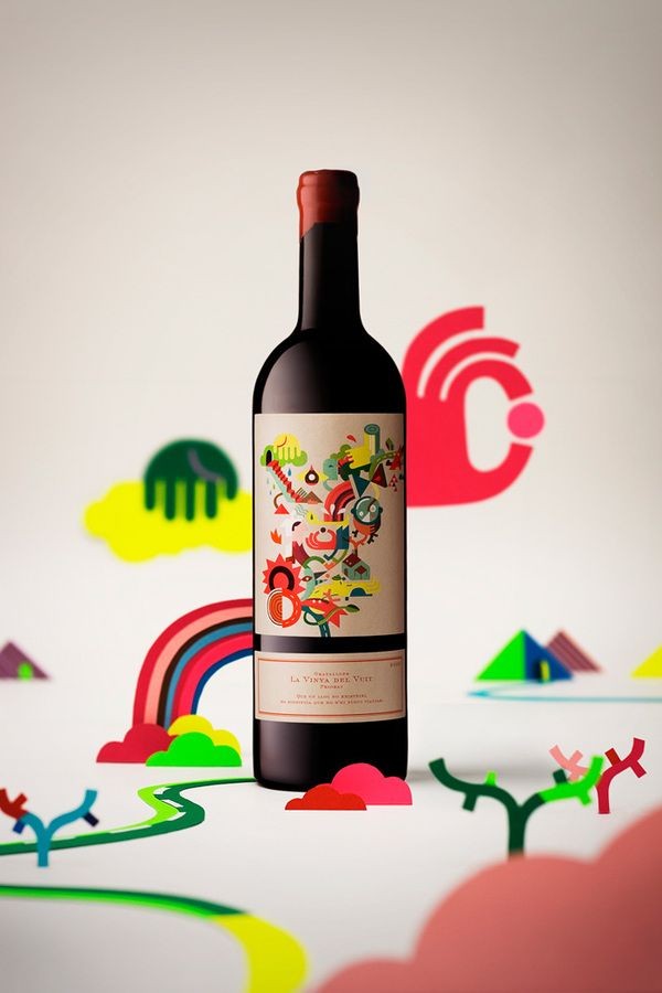 Eight's vineyard by Iván Bravo, via Behance