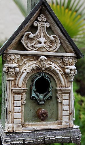 Although rather charming this bird house will neve...