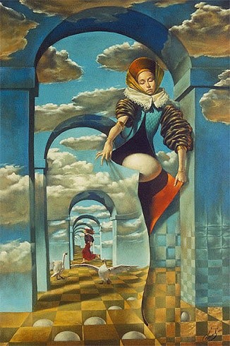 Surrealism by Michael Cheval http://www.chevalfine...