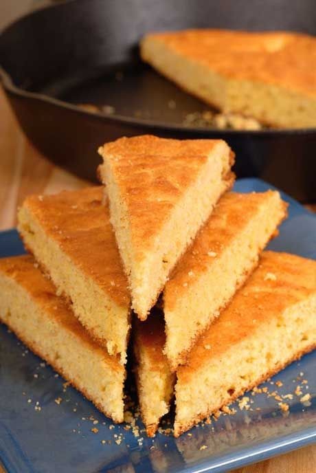 Old Fashioned Corn Bread is perfect with a skinny...