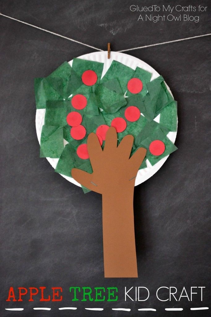 Apple Tree Kids Craft - get your kids excited abou...