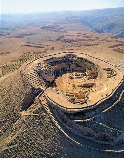 King Herod's Tomb, Israel. Found in Herodium in 20...
