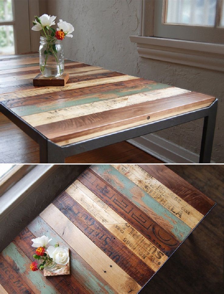 I would do this for a coffee table or headboard pe...