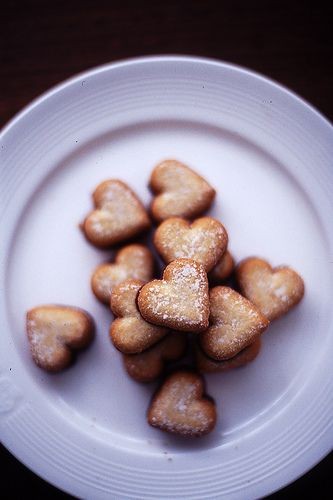 Mini Heart Cookies. Get The Cookie Cutter Through...