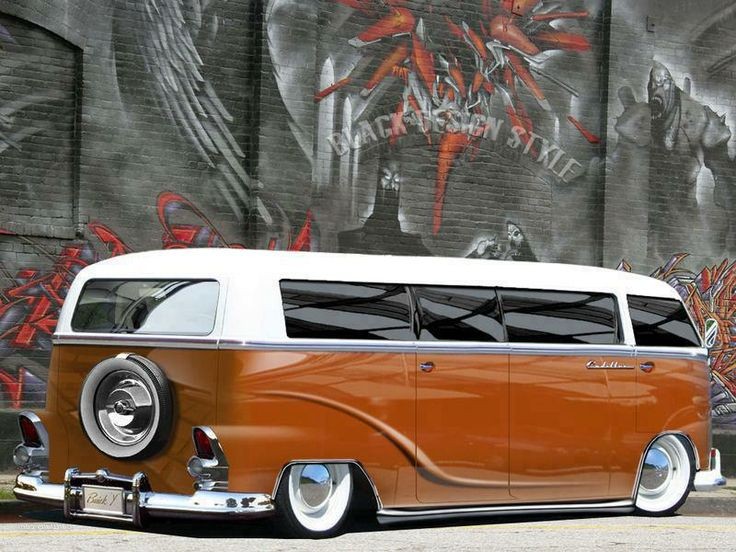vw bus, awesome concept, I like the 55 Chevy or Ol...
