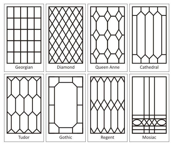 How To Create a "Leaded" Glass Look on your Window...