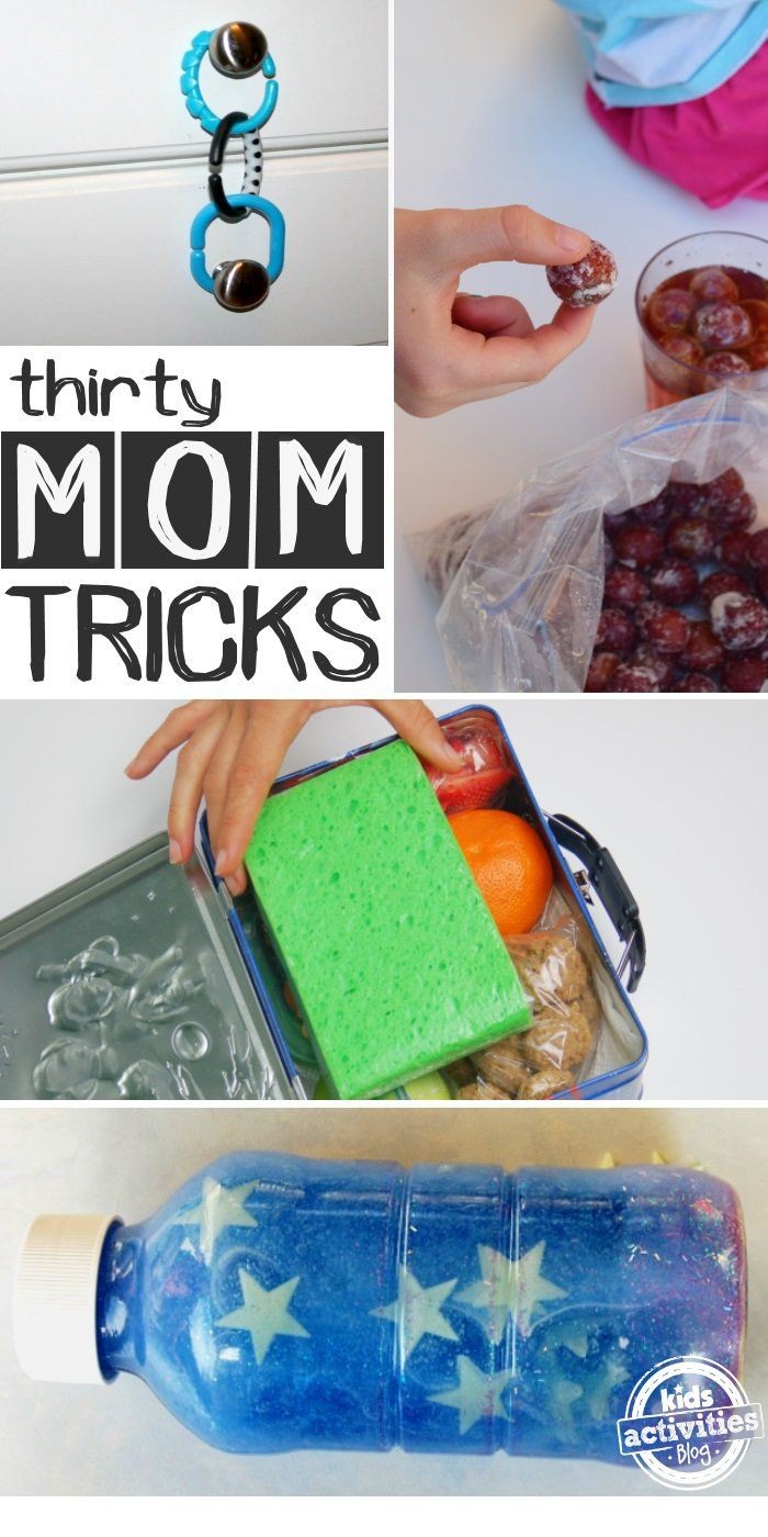 30 genius mom tricks! Great ideas for making being...