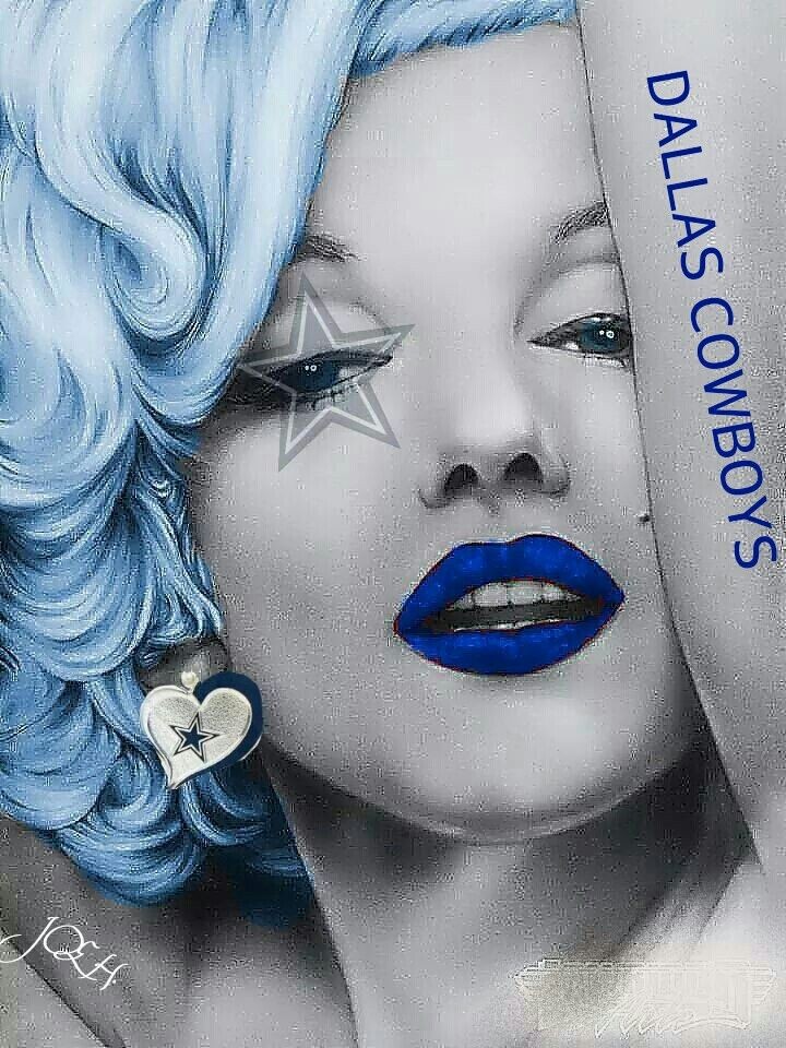 Marilyn Monroe (MM) Dallas Cowboys http://dunway.u...