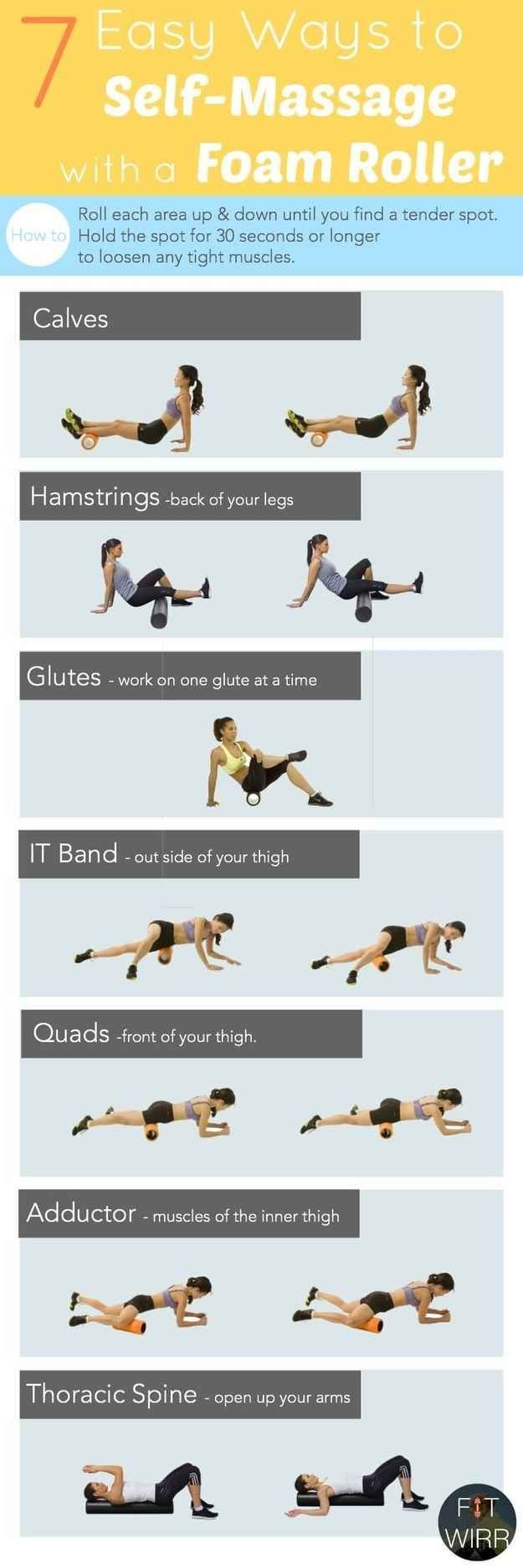 Best ways to use a foam roller... For getting loos...