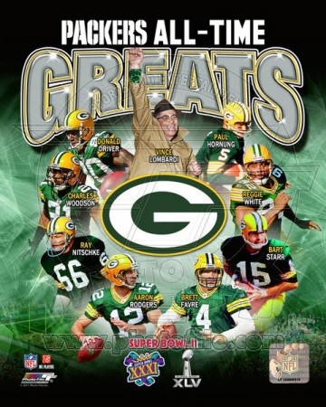 Green Bay Packers All Time Greats Composite.... Bu...