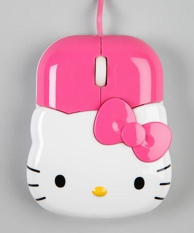 Take a look at this Pink Kitty Head USB Mouse by H...