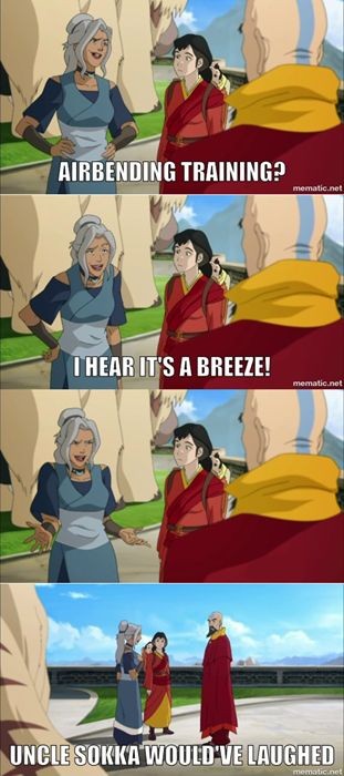It does sound like something that Sokka would say....