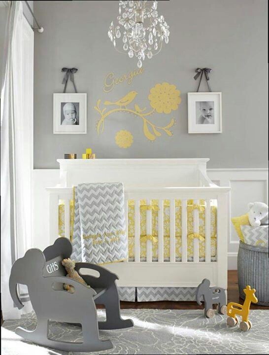 I love the idea of gray walls and furniture and al...