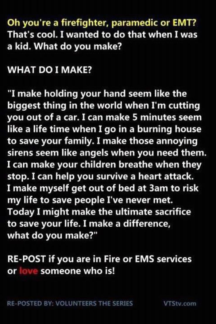 Firefighters, Paramedics, EMTs, and other first re...