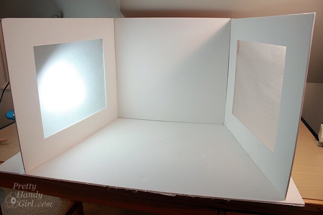 DIY photography light box: cheap, foldable, effect...